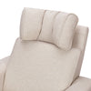 Willa Deluxe Power Glider Recliner w/Heat&Massage in Performance Beach Eco-Weave