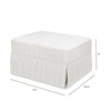 Crawford Gliding Ottoman in Tan Gingham