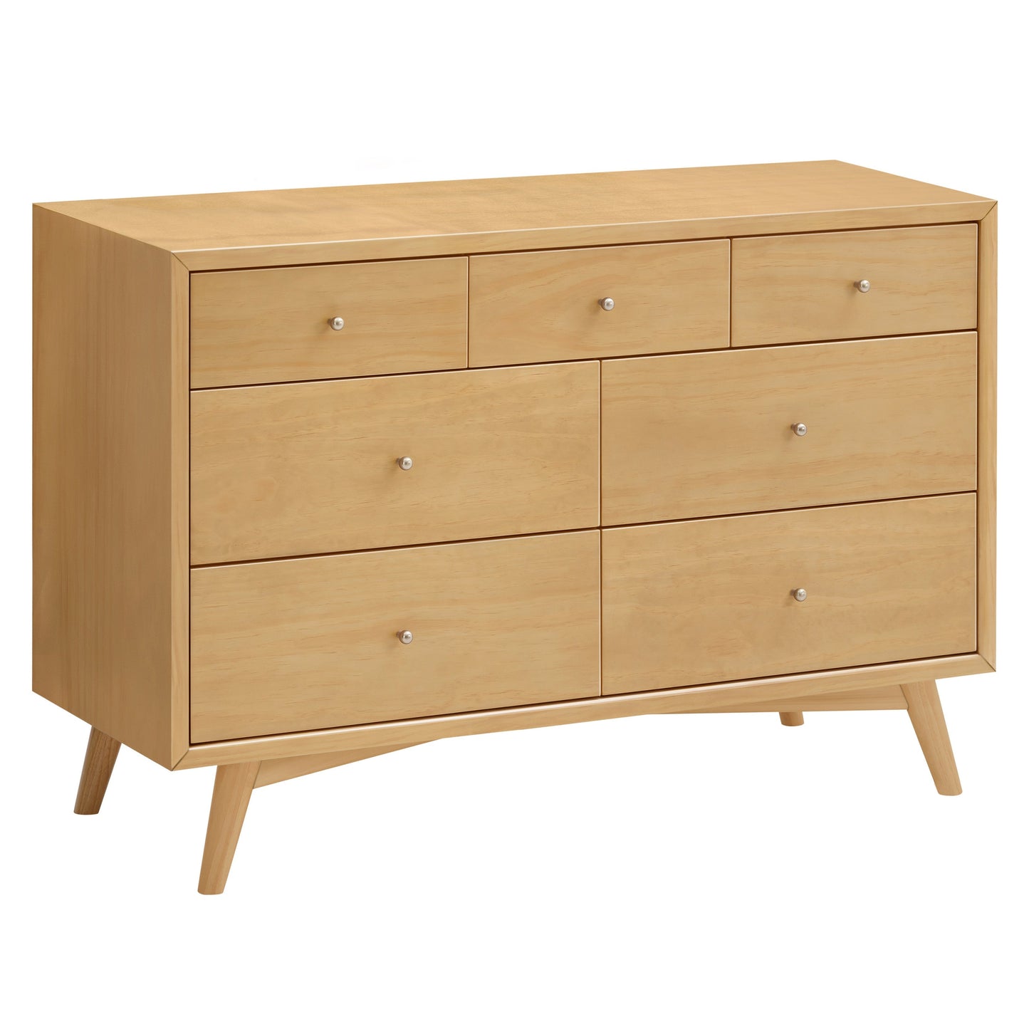 Palma 7-Drawer Double Dresser, Assembled in Warm White
