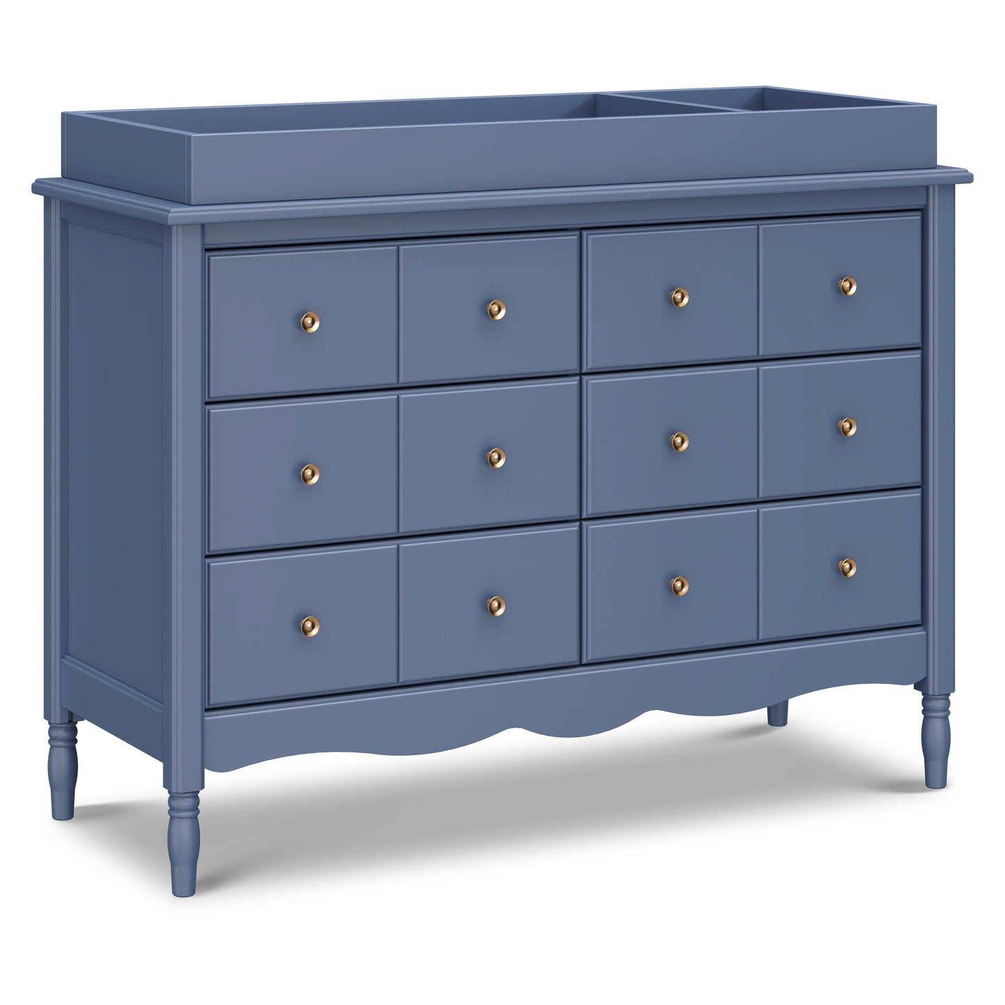 Liberty 6-Drawer Assembled Dresser in Cove Blue