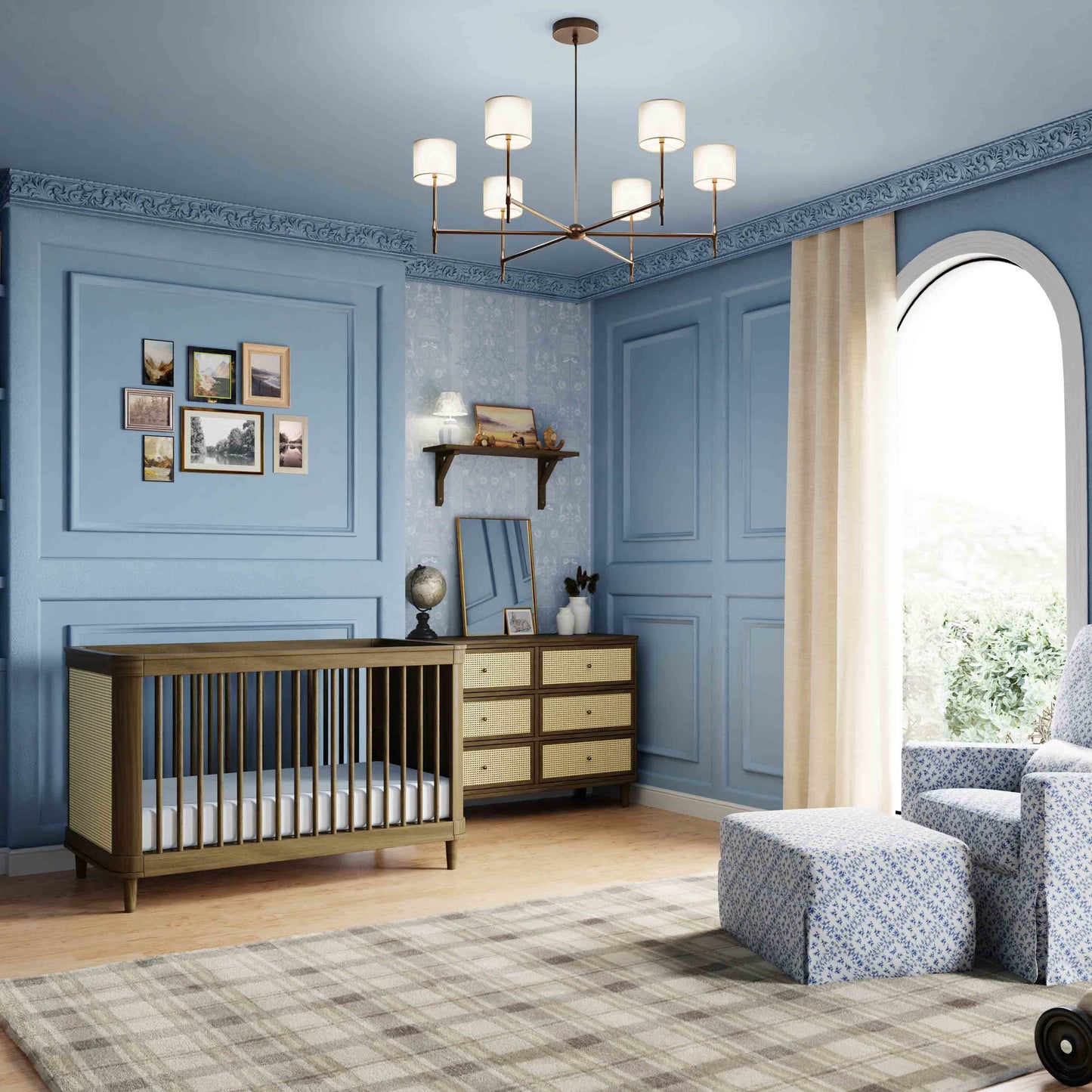 NAMESAKE MARIN WITH CANE 3-IN-1 CONVERTIBLE CRIB