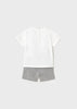 MAYORAL SHORTS AND DOG T SET