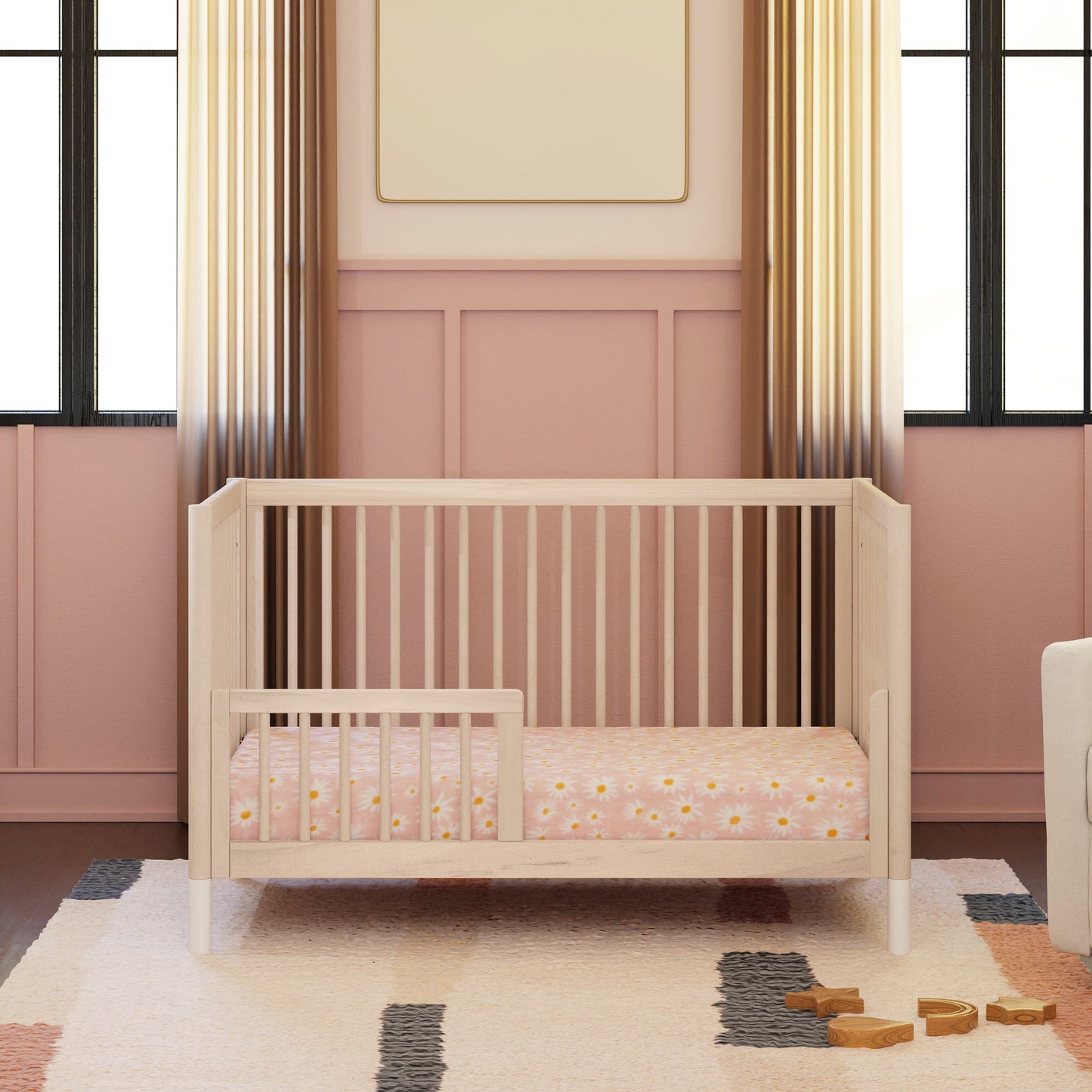 BABYLETTO GELATO 4-IN-1 CONVERTIBLE CRIB WITH TODDLER BED CONVERSION KIT