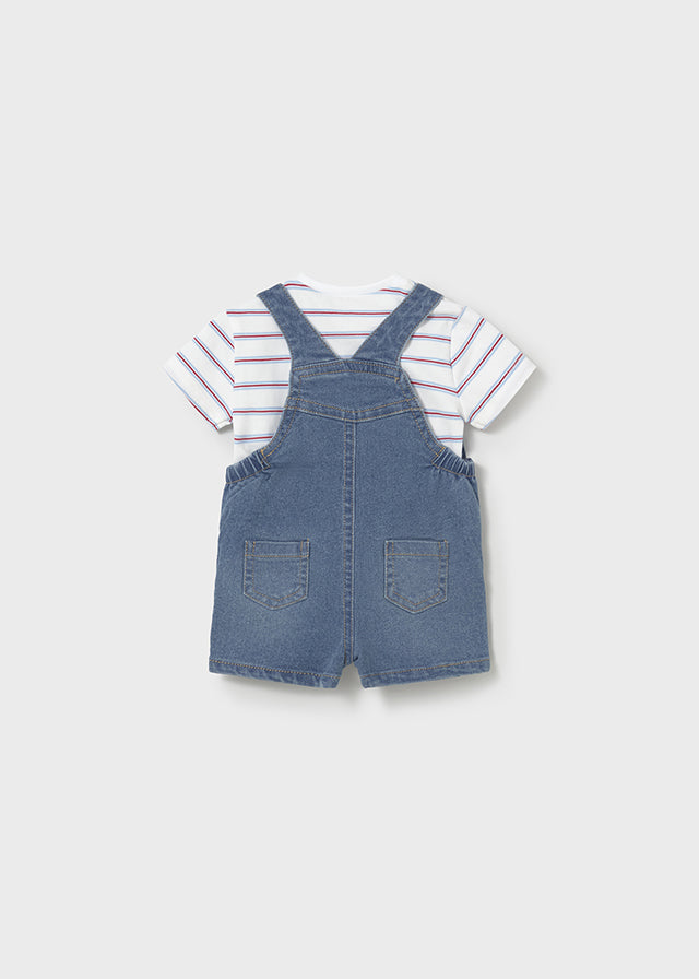 MAYORAL BOY DUNGAREE AND T-SHIRT SET