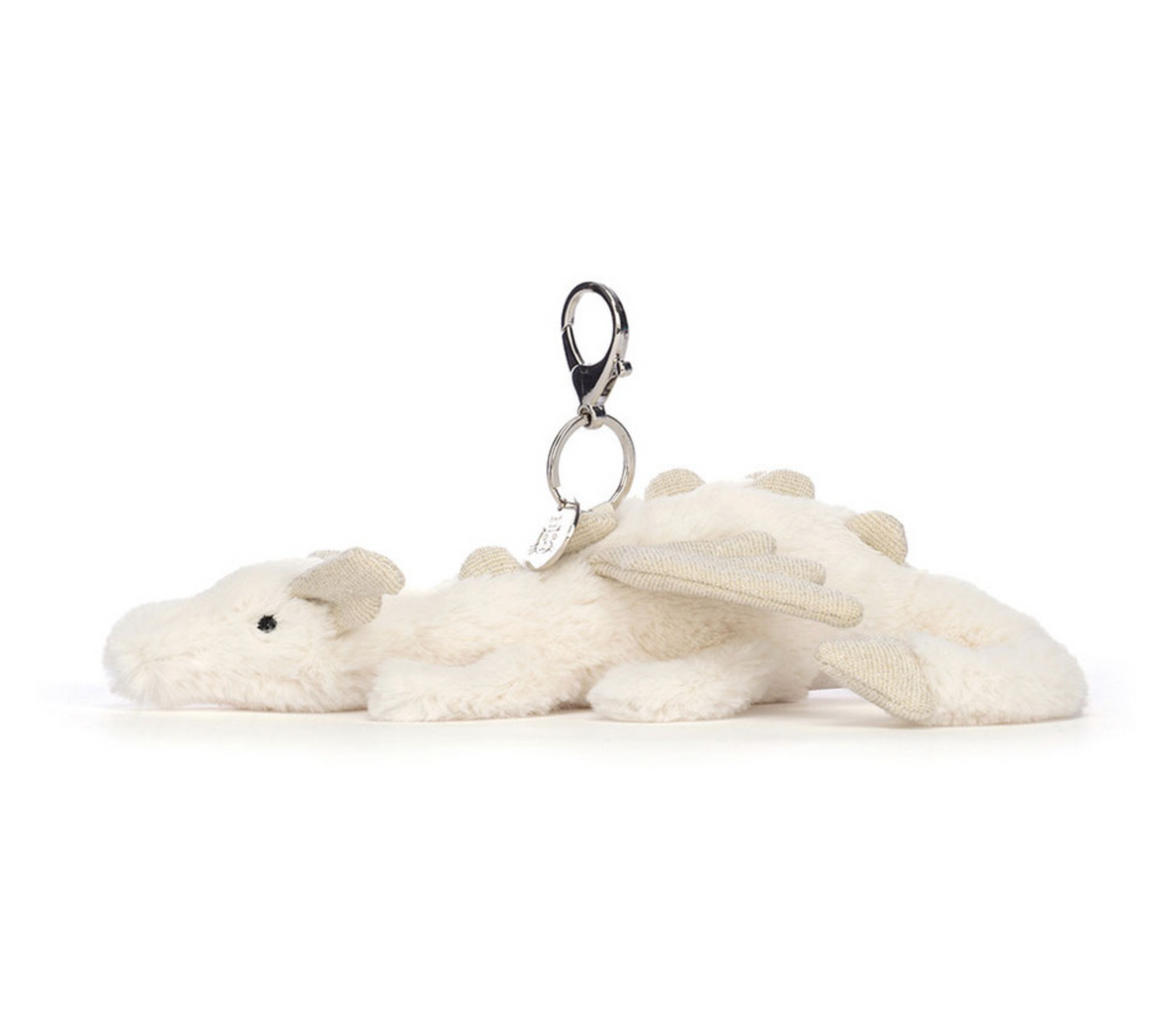 JELLYCAT SNOW DRAGON BAG CHARM