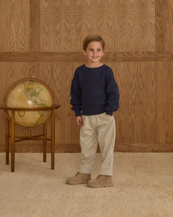 RYLEE & CRU ASPEN SWEATER - NAVY