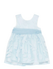 ABEL & LULA  BABY FLORAL DRESS- SKY BLUE