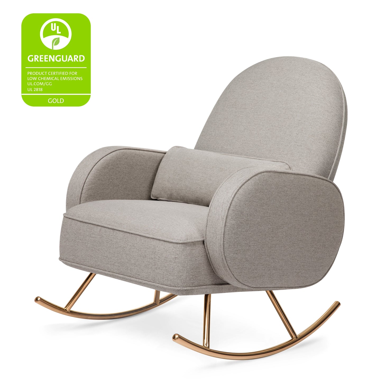 BABYLETTO COMPASS ROCKER IN ECO-PERFORMANCE FABRIC | WATER REPELLENT & STAIN RESISTANT