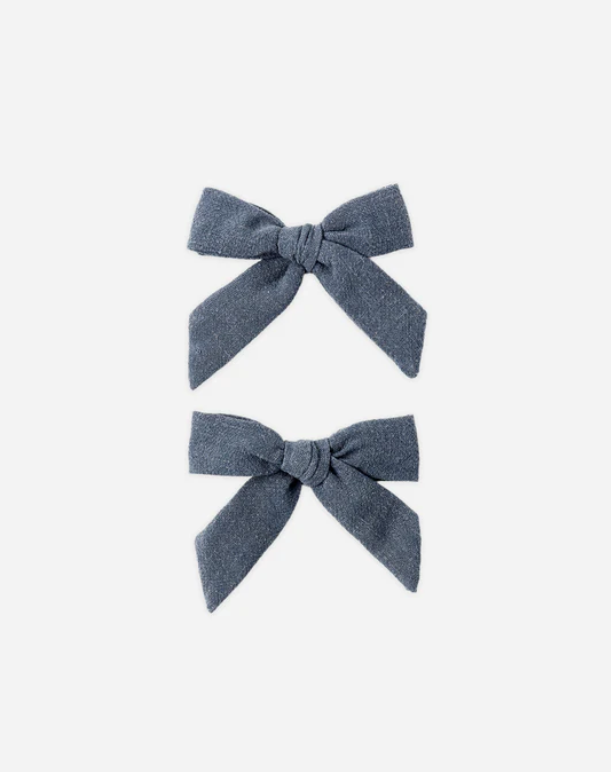 RYLEE + CRU BOW SET 2 NAVY