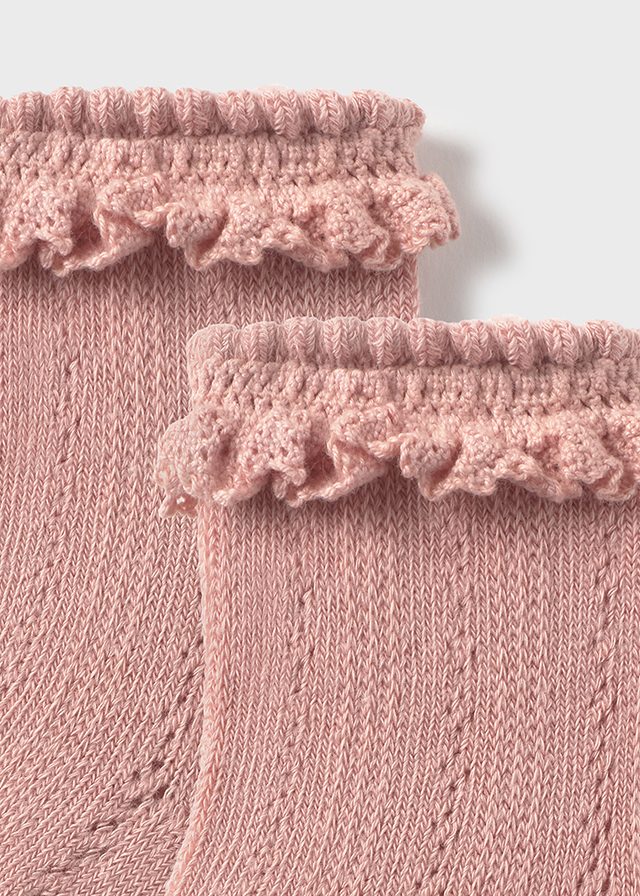 MAYORAL NEWBORN OPENWORK SOCKS - MELLOW