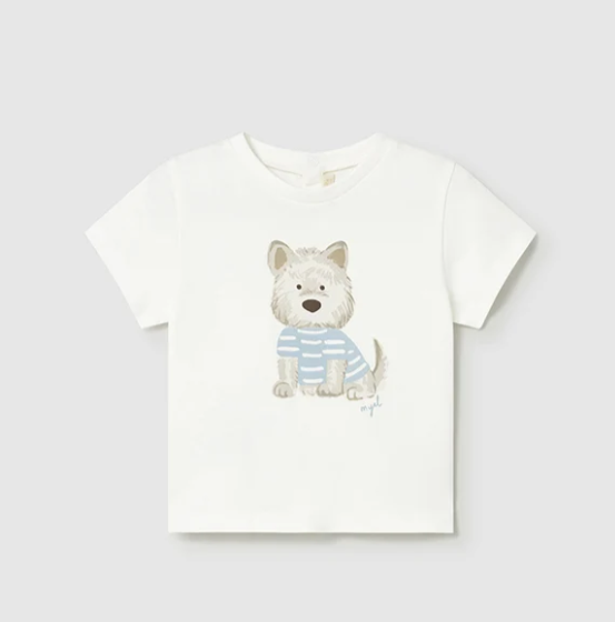MAYORAL BABY PUPPY GRAPHIC T-SHIRT