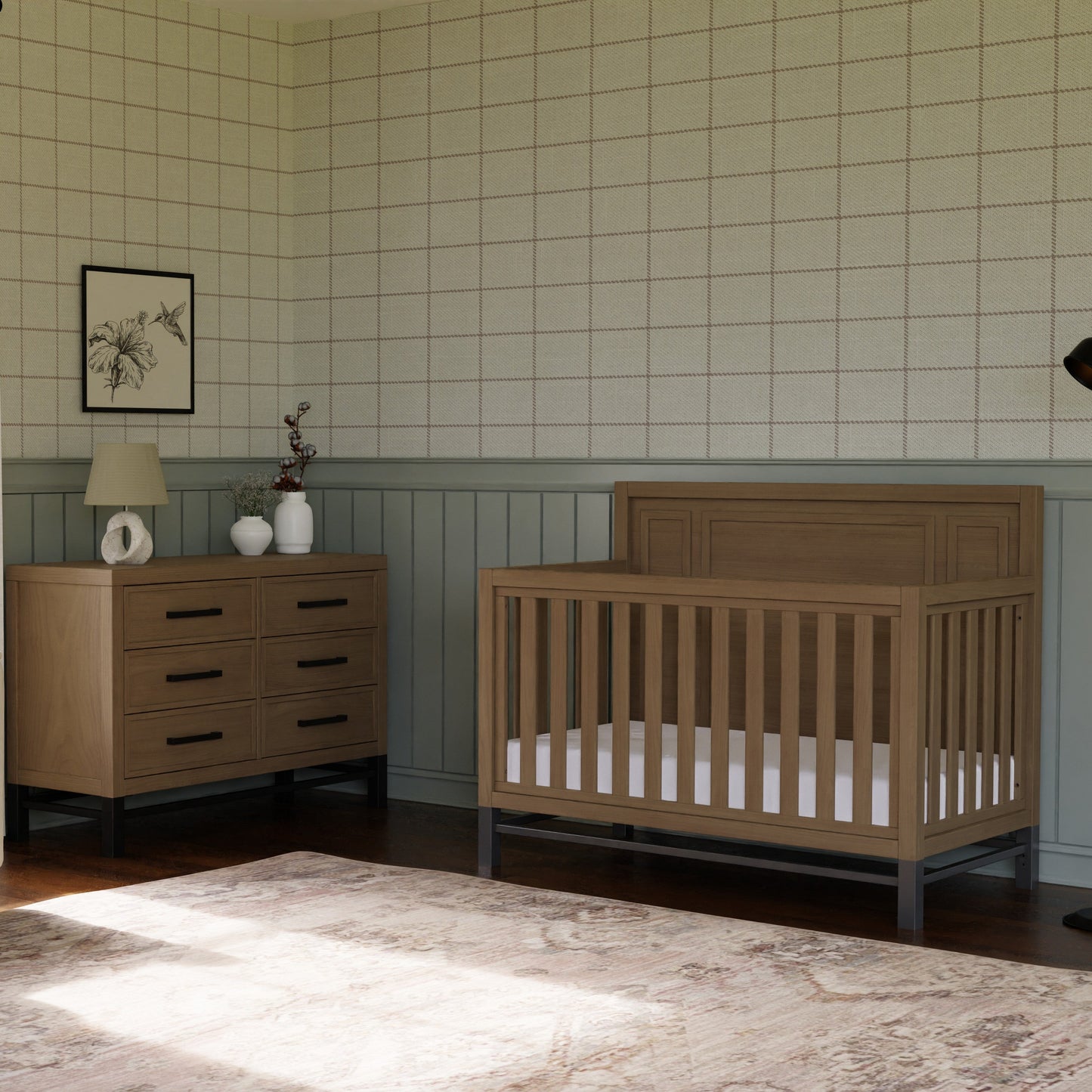 NEWBERN 4-IN 1 CRIB DRIFTWOOD