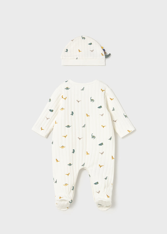 MAYORAL DINO ONE-PIECE WITH HAT