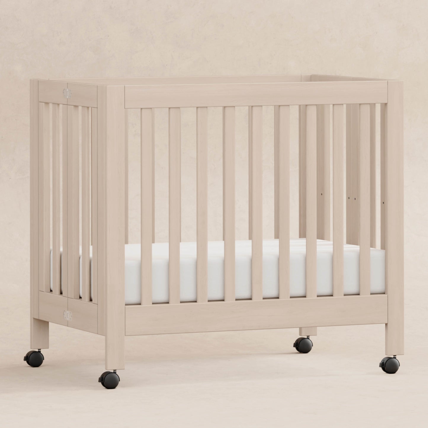 Origami Mini Crib in Light Sage
