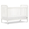 Liberty 3-in-1 Convertible Spindle Crib w/Toddler Bed Conversion Kit in Dusty Rose