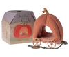 MAILEG PUMPKIN CARRIAGE, MOUSE