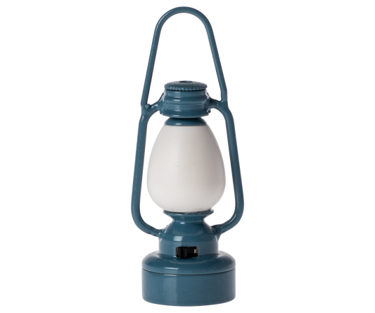 MAILEG VINTAGE LANTERN, MOUSE - BLUE