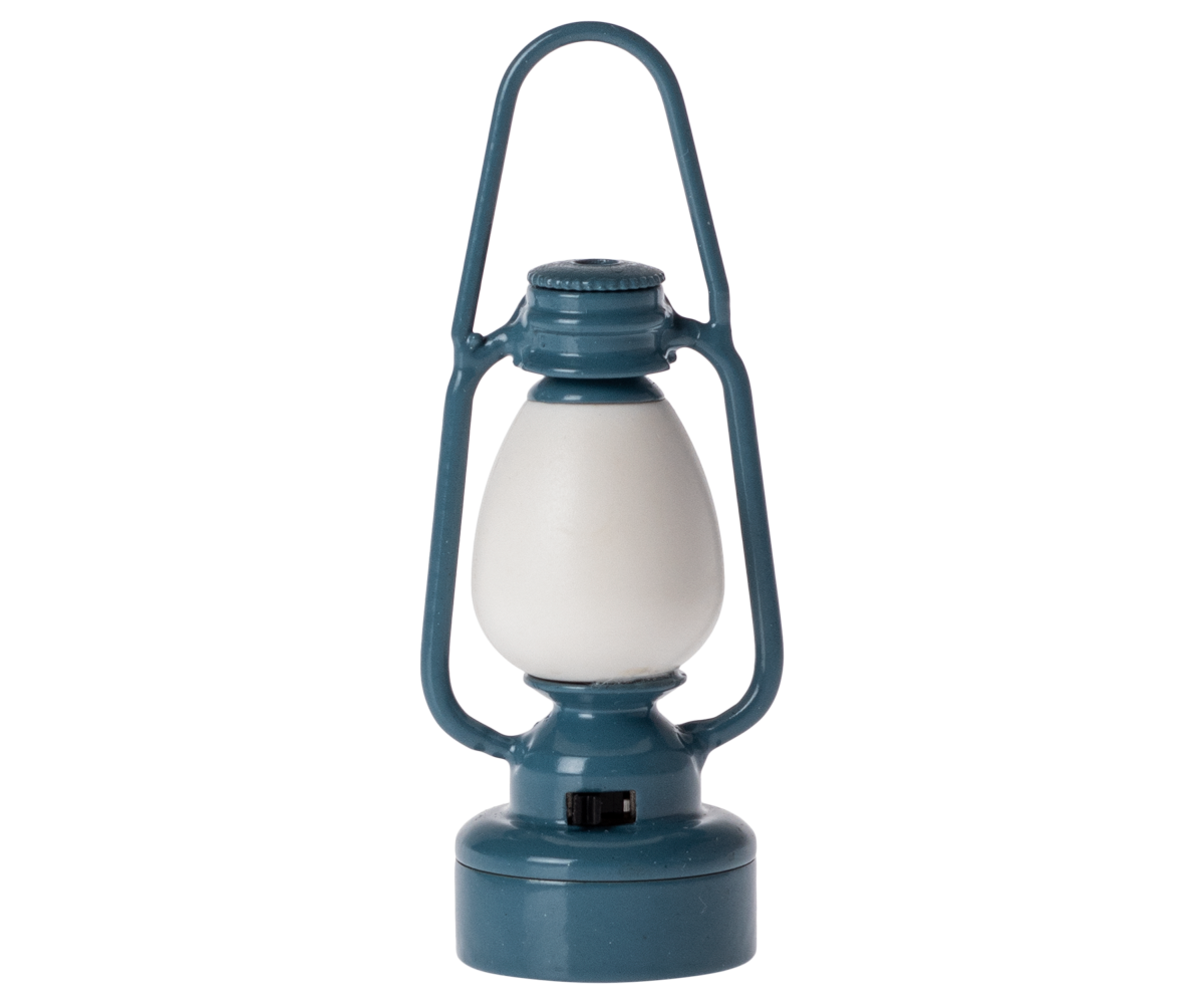 MAILEG VINTAGE LANTERN, MOUSE - BLUE