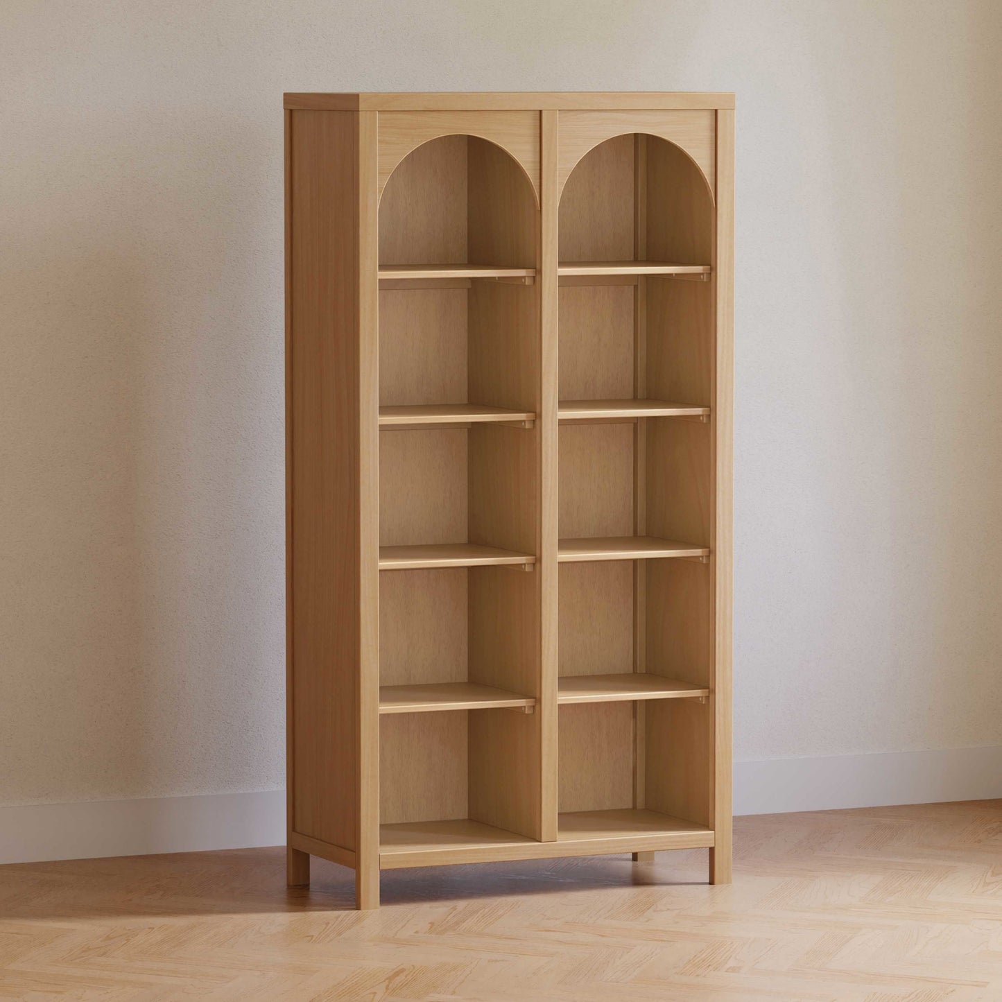 Eloise Bookcase, Assembled in Natural Walnut