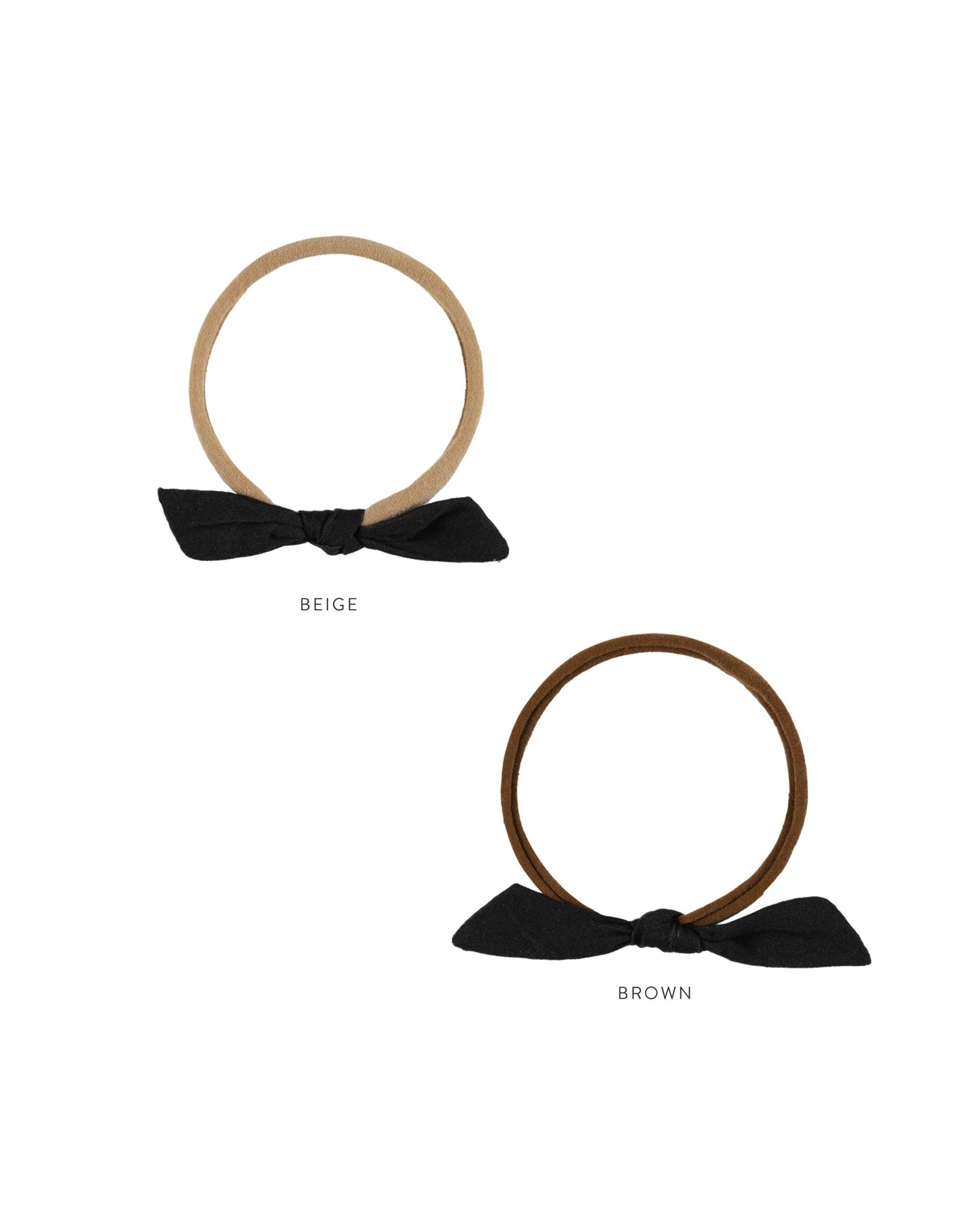 RYLEE AND CRU LITTLE KNOT HEADBAND WASHED BLACK