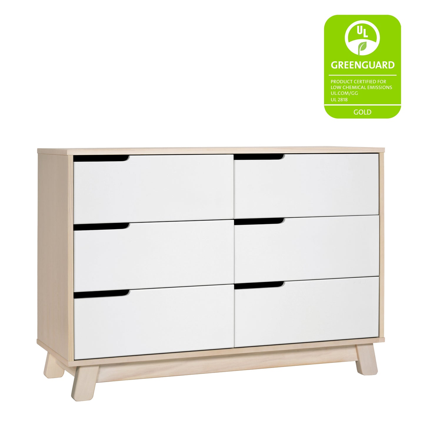 Hudson 6-Drawer Double Dresser, Assembled in Honey