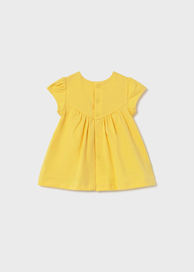 MAYORAL KNIT DRESS MUSTARD