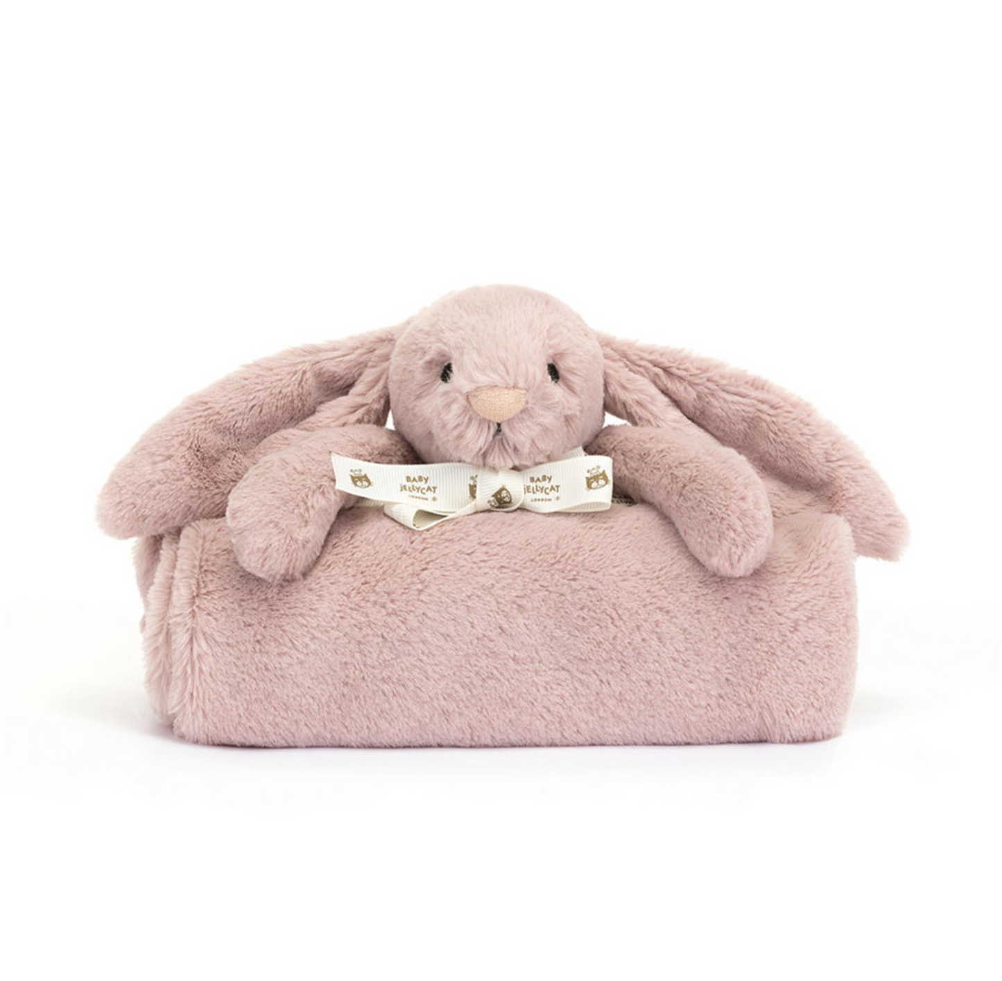 JELLYCAT BASHFUL LUXE BUNNY ROSA BLANKIE