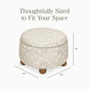 MORRIS & CO. X NAMESAKE TUFFET STORAGE OTTOMAN