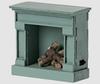 MAILEG FIREPLACE, MOUSE - BLUE