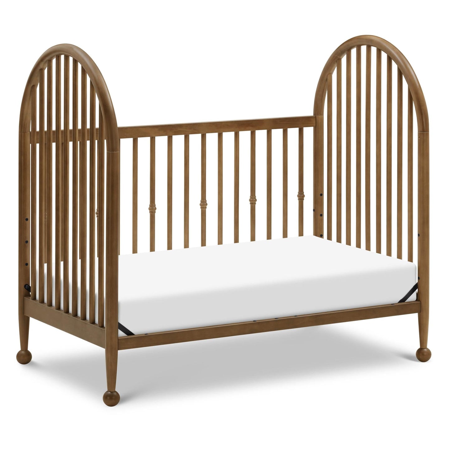 Alouette 3-in-1 Convertible Spindle Crib in Washed Pine