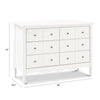 Liberty 6-Drawer Assembled Dresser in Warm White