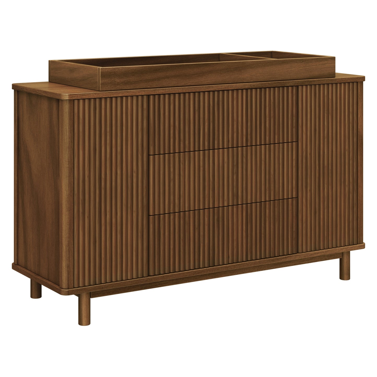 Pogo Tambour Assembled Dresser in Olive