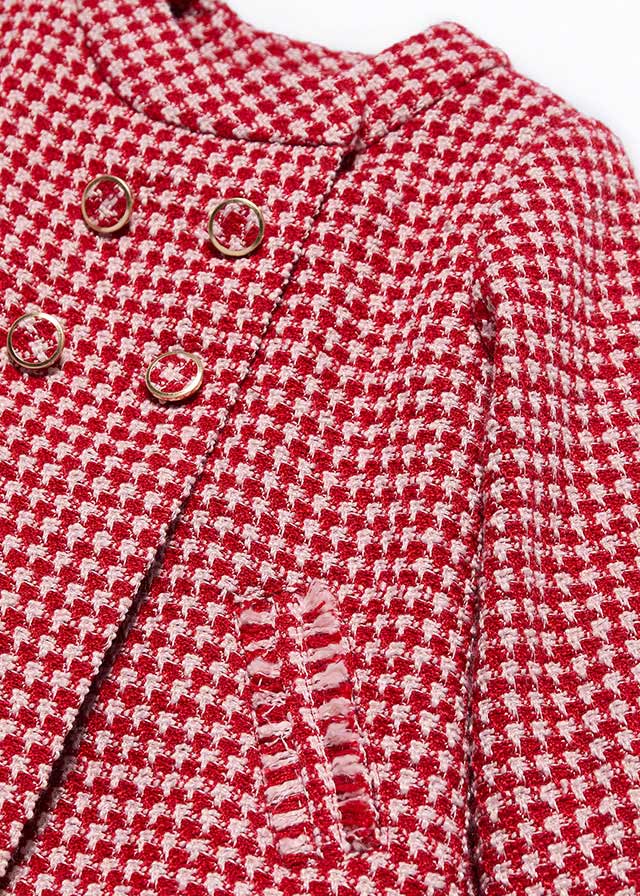 ABEL & LULA MINI VICKY PLAID COAT