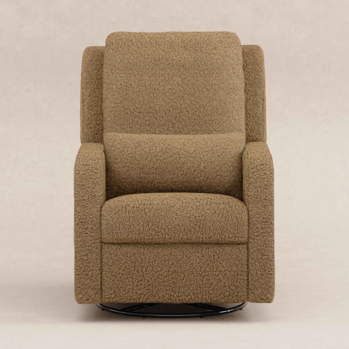 BABYLETTO SIGI RECLINER AND SWIVEL GLIDER IN SHEARLING