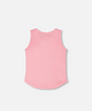 DEUX PAR DEUX JERSEY TANK TOP - PRISM PINK