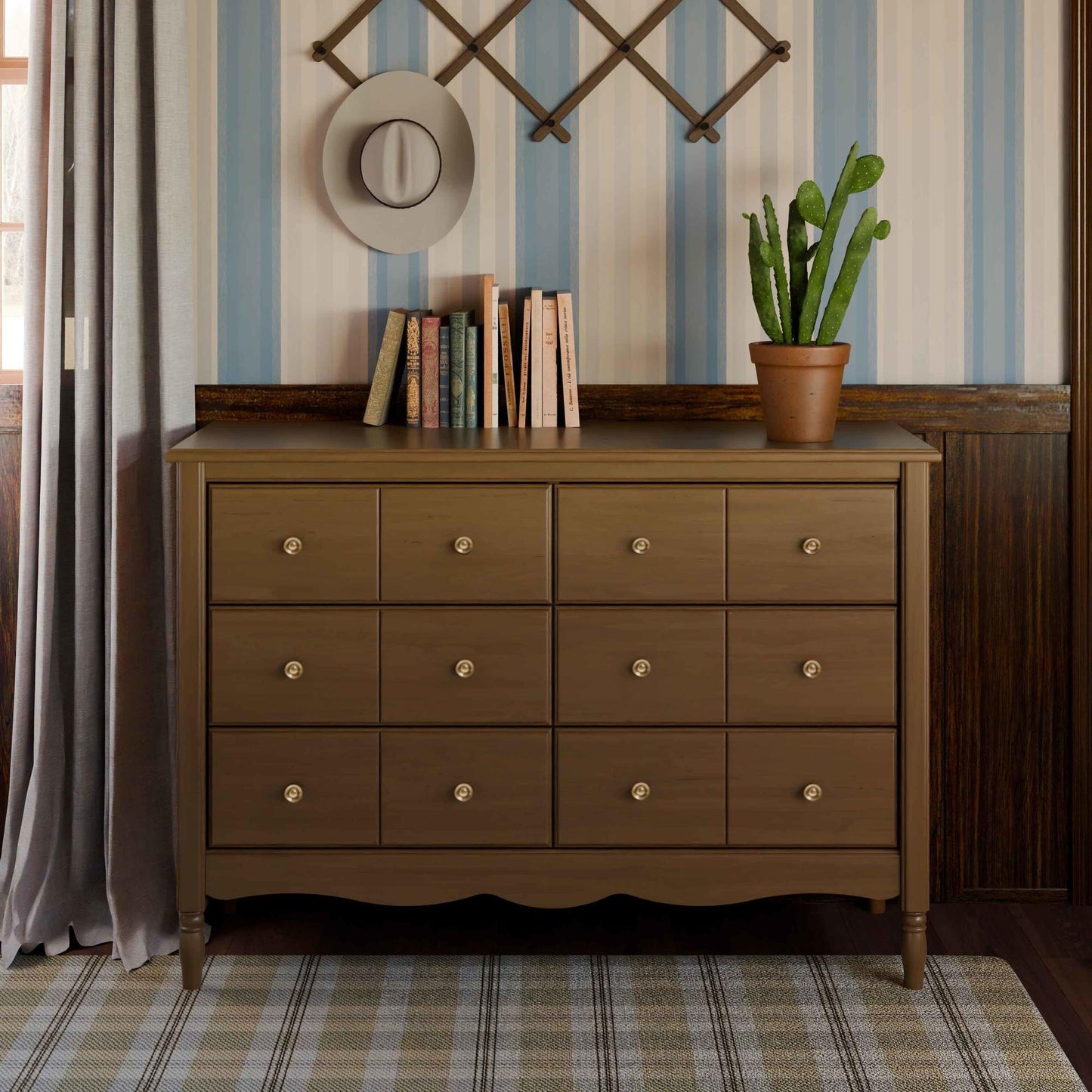 Liberty 6-Drawer Assembled Dresser in Cove Blue