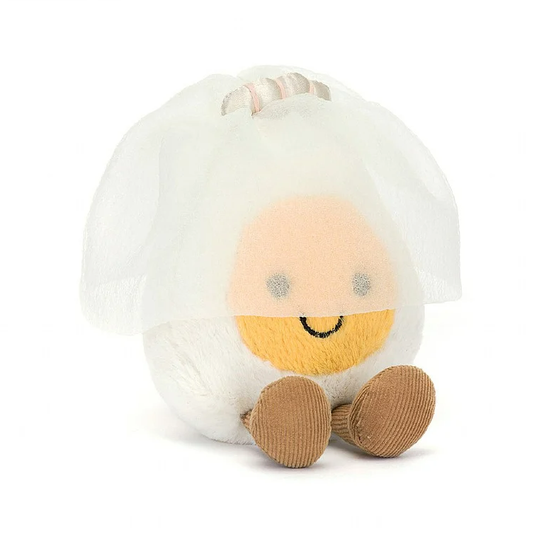 JELLYCAT AMUSEABLES BOILDED EGG BRIDE