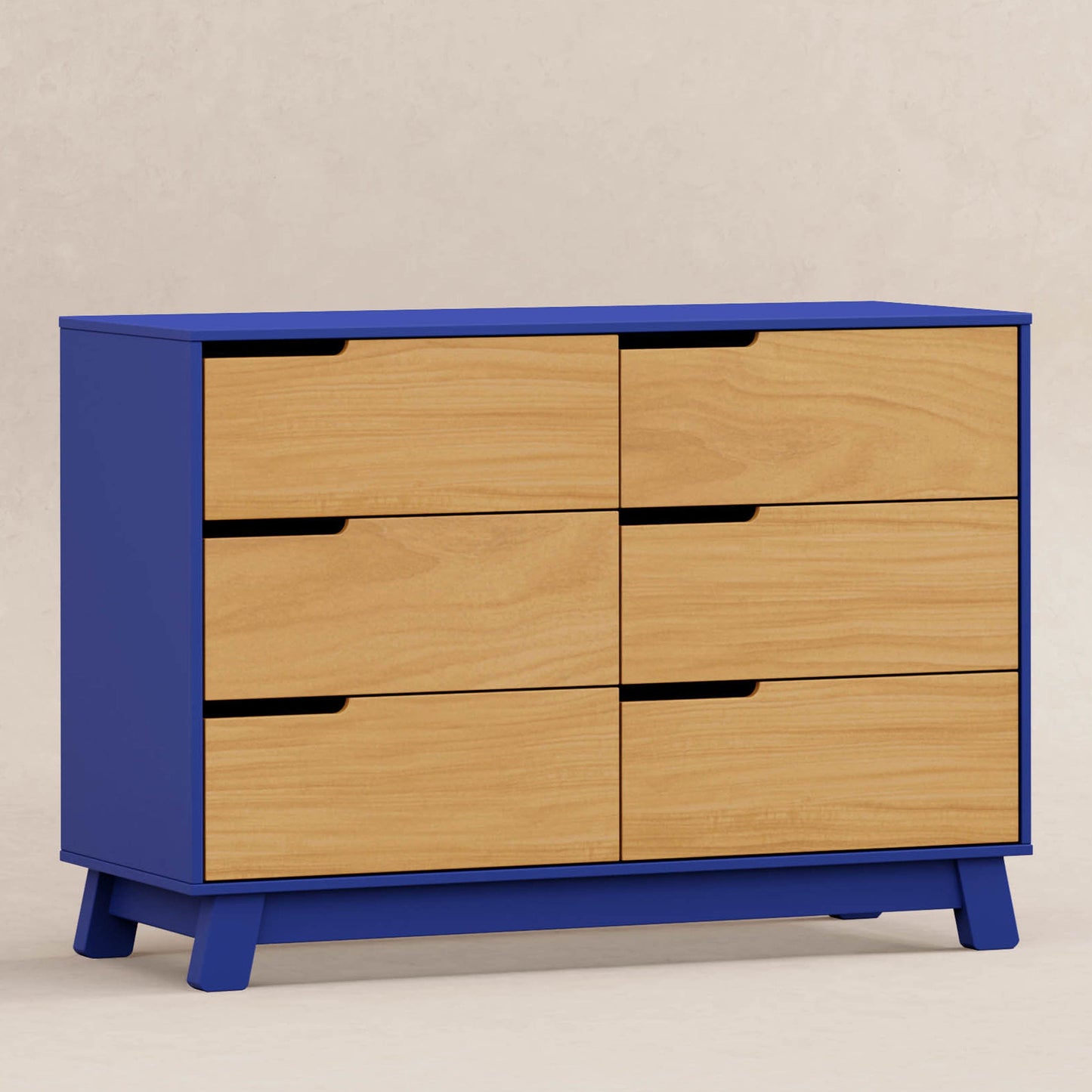 Hudson 6-Drawer Double Dresser, Assembled in Honey