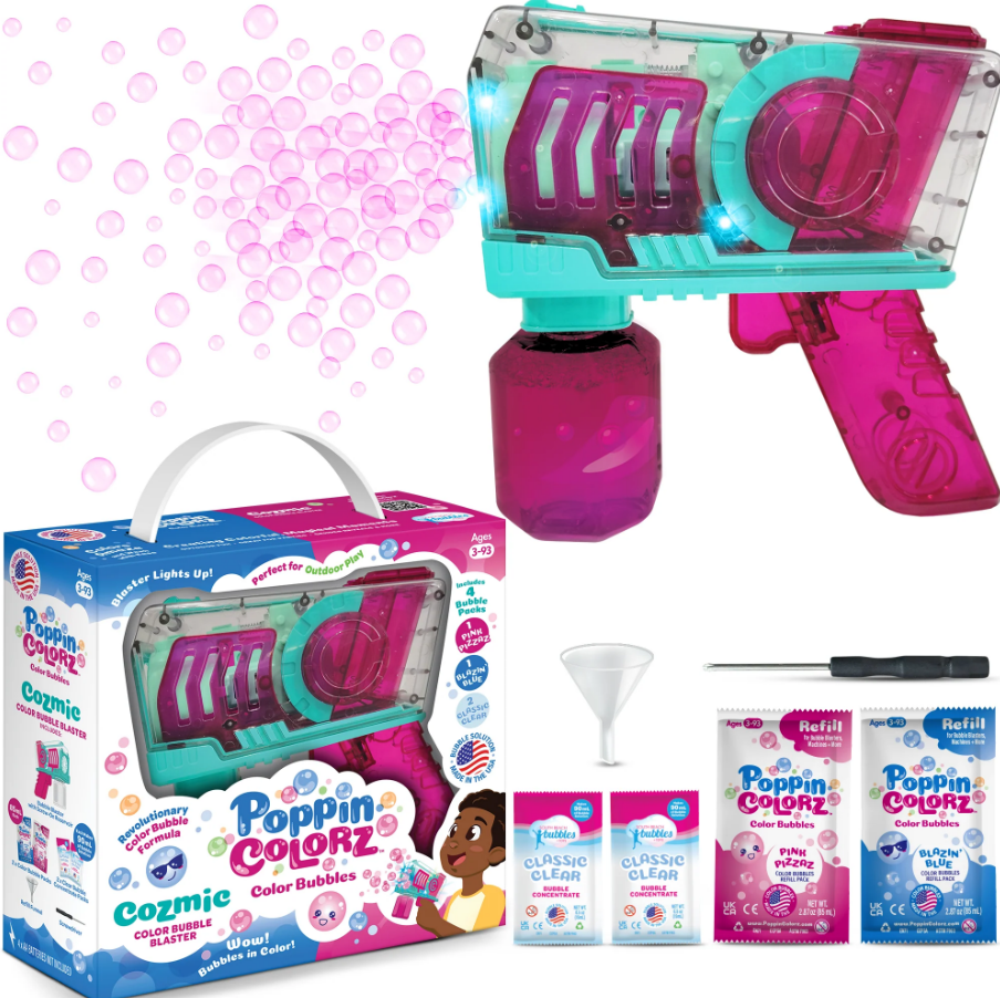 POPPIN COLORZ COZMIC BUBBLE BLASTER