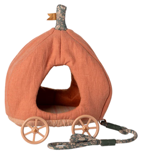 MAILEG PUMPKIN CARRIAGE, MOUSE