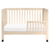 Maki Full-Size Folding Crib w/ Toddler Bed Conversion Kit in Honey