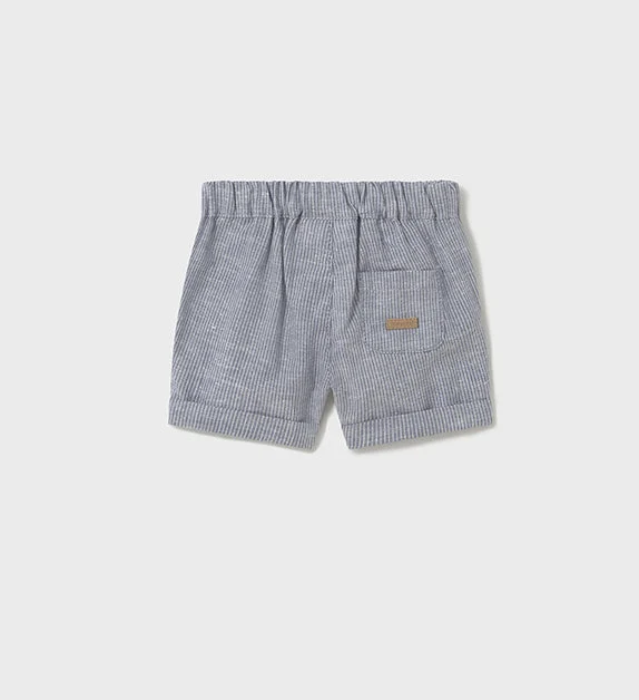 MAYORAL STRIPED LINEN SHORTS