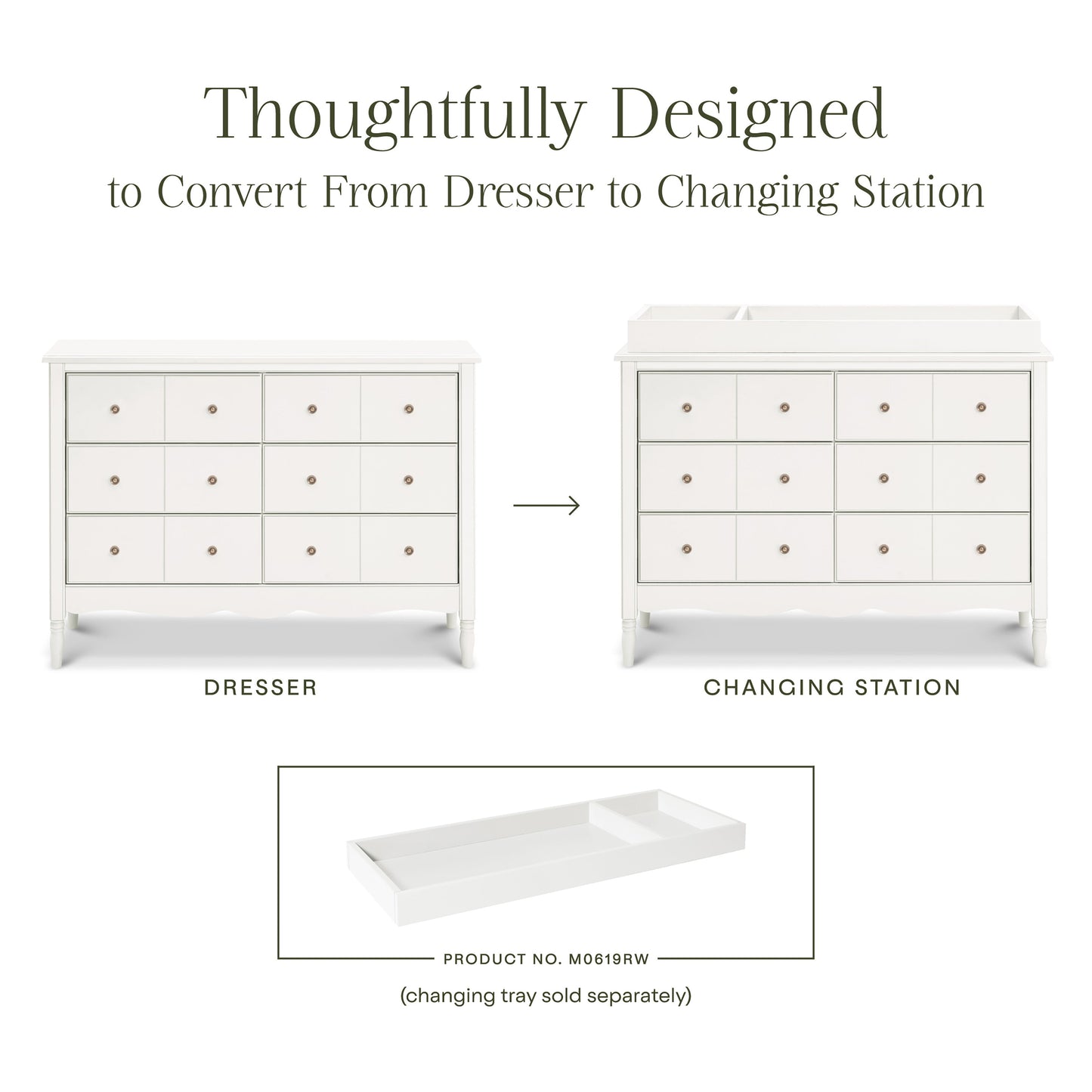Liberty 6-Drawer Assembled Dresser in Cove Blue
