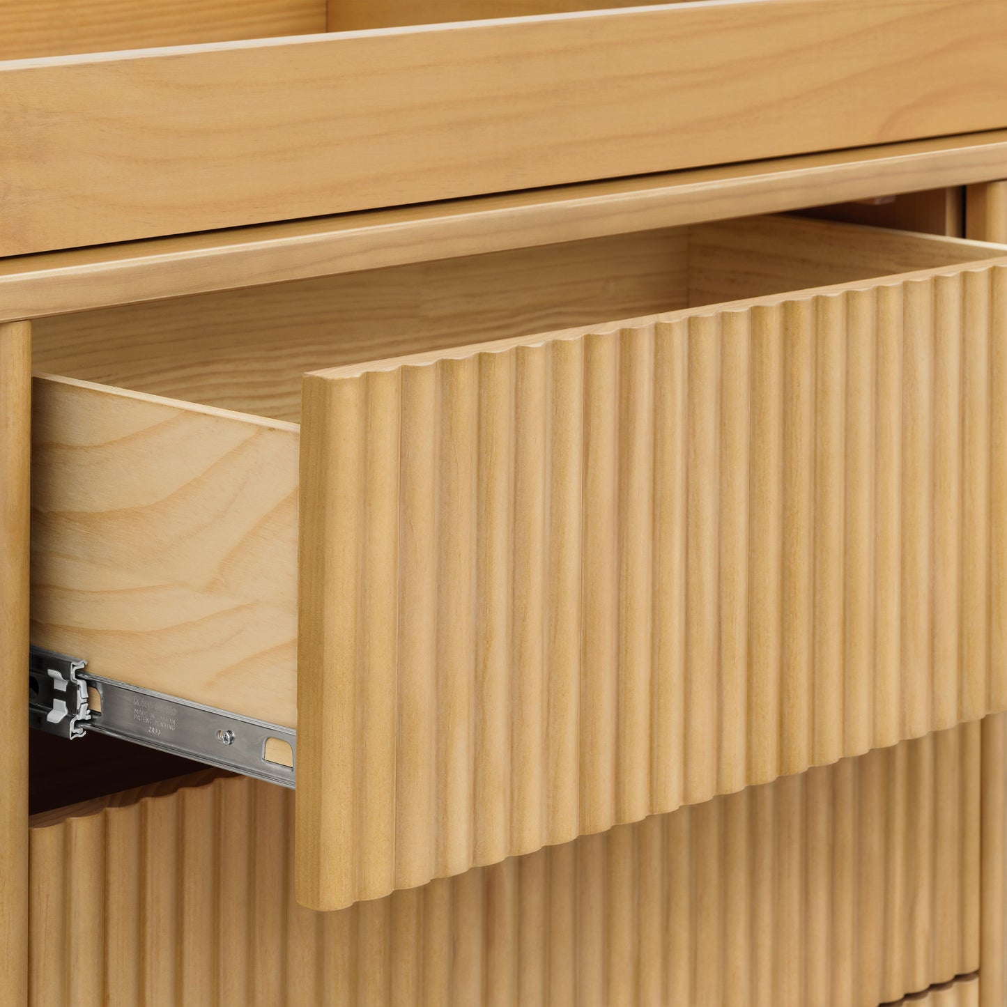 Pogo Tambour Assembled Dresser in Olive