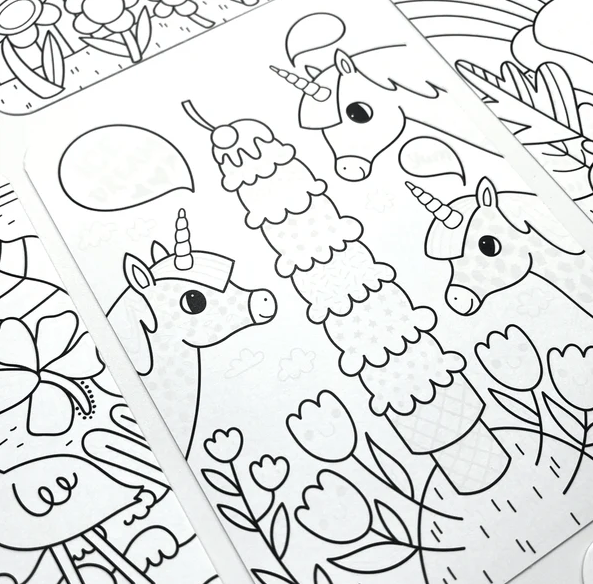 UNDERCOVER ART HIDDEN PATTERNS COLORING ACTIVITY