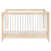 BABYLETTO SPROUT 4-IN-1 CONVERTIBLE CRIB WITH TODDLER BED CONVERSION KIT