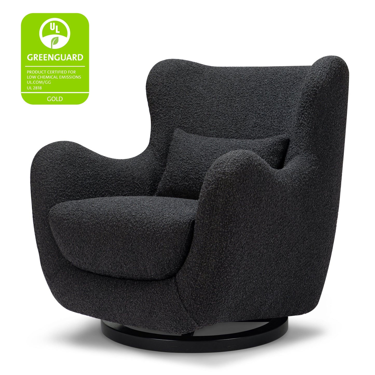 BABYLETTO SOLSTICE SWIVEL GLIDER IN BOUCLE