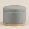 BABYLETTO NAKA STORAGE OTTOMAN IN ECO-PERFORMANCE FABRIC | WATER REPELLENT & STAIN RESISTANT