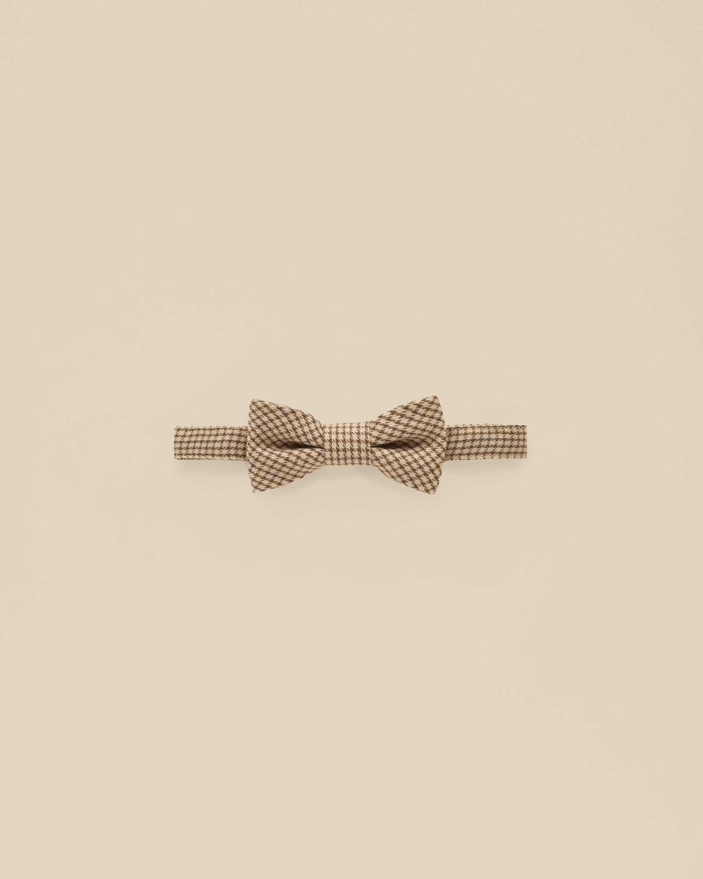 NORALEE BOW TIE GOLDEN HOUNDSTOOTH