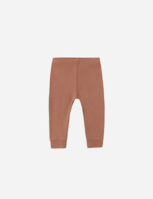 QUINCY MAE RIBBED LEGGING POPPY